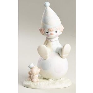 Precious Moment’s Lord Keep Me on the Ball-1986 Clown Figurine